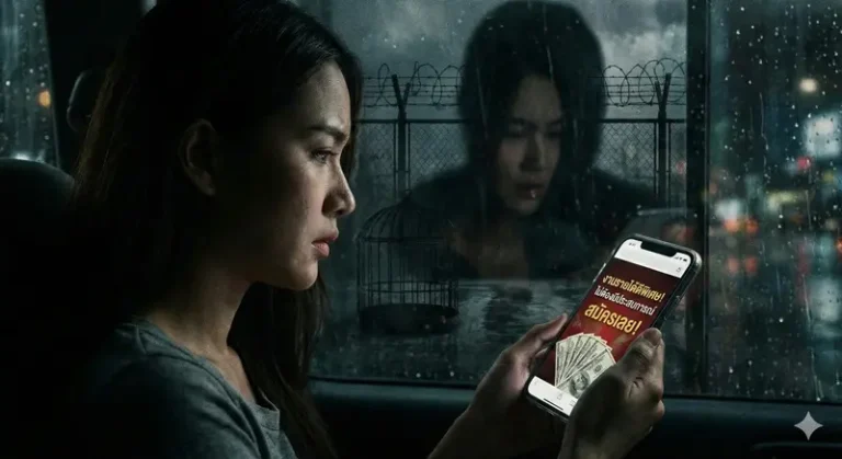 เตือนภัย! งานแอดมิน/งานข้ามแดน เงินดี… หรือกับดักนรกบนดิน? (เช็กด่วนก่อนสาย)