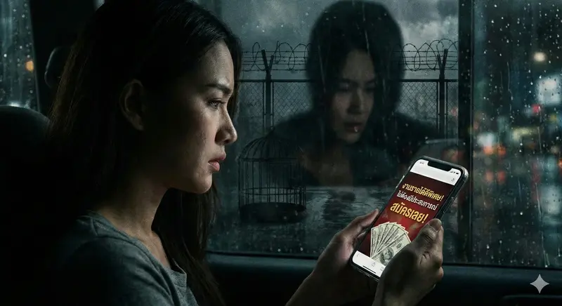 รูปภาพปก เตือนภัย! งานแอดมิน/งานข้ามแดน เงินดี… หรือกับดักนรกบนดิน? (เช็กด่วนก่อนสาย)